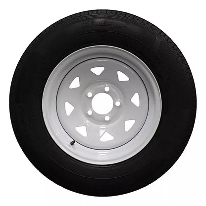 (Set of 2) Antego Tire and Wheel 205/75R15 Highway Terrain Trailer Tire & Wheel – (2)