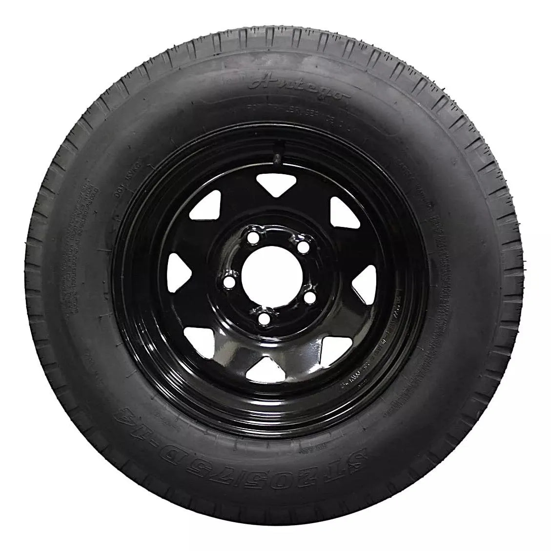 (Set of 4) Antego Tire and Wheel 205/75D14 Highway Terrain Trailer Tire & Wheel – (2)