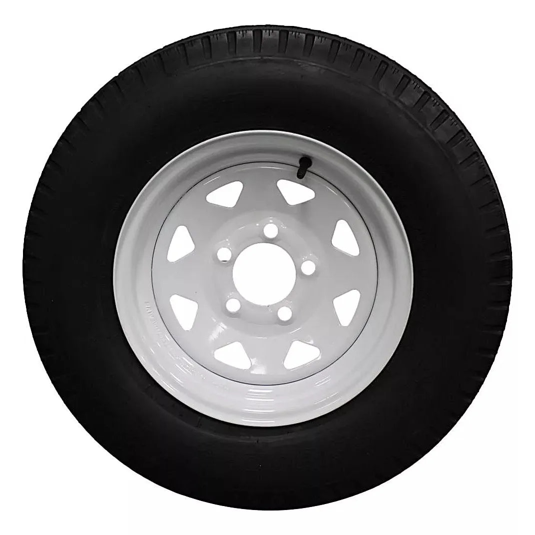 (Set of 2) Antego Tire and Wheel 185/80D13 Trailer Tire – Reinforced 8-Ply-Ply Design
