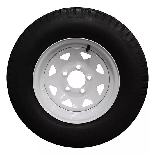 (Set of 2) Antego Tire and Wheel 185/80D13 Trailer Tire – Reinforced 8-Ply-Ply Design