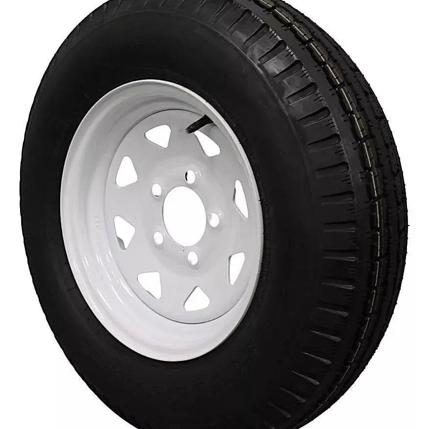 (Set of 2) Antego Tire and Wheel 185/80D13 Trailer Tire – Reinforced 8-Ply-Ply Design