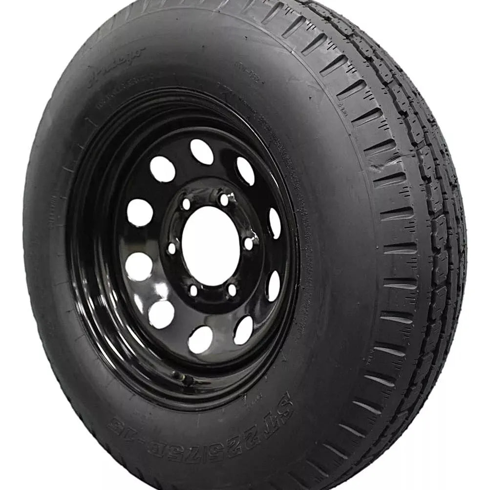 (Set of 4) Antego Tire and Wheel 225/75D15 Trailer Tire – Reinforced 8-Ply-Ply Design