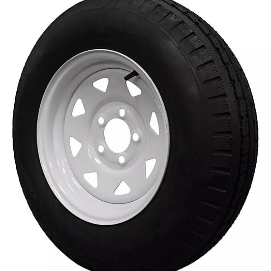 (Set of 2) Antego Tire and Wheel 205/75D14 Trailer Tire – Reinforced 6-Ply-Ply Design