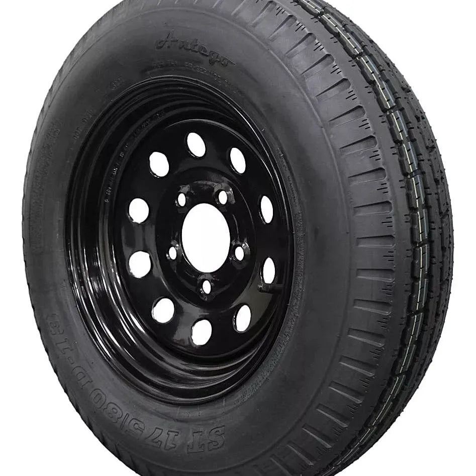 (Set of 4) Antego Tire & Wheel ST175/80D13 Trailer Tires and Rims – Boat, Utility, Cargo