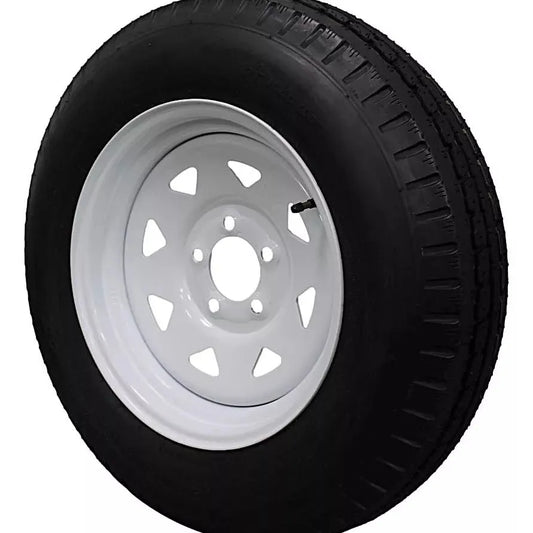 (Set of 4) Antego Tire and Wheel 205/75D15 Highway Terrain – 15.0-Inch Rim