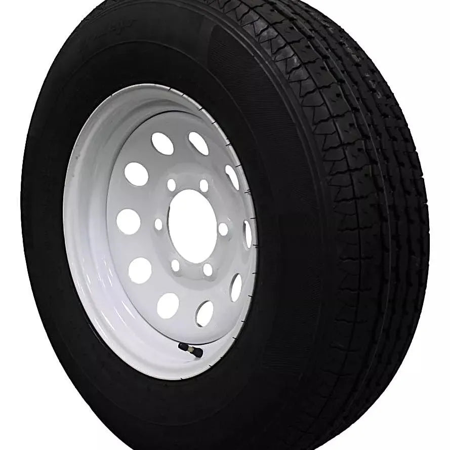 (Single Assembly) Antego Tire and Wheel 225/75R15 Highway Terrain Trailer Tire & Wheel –