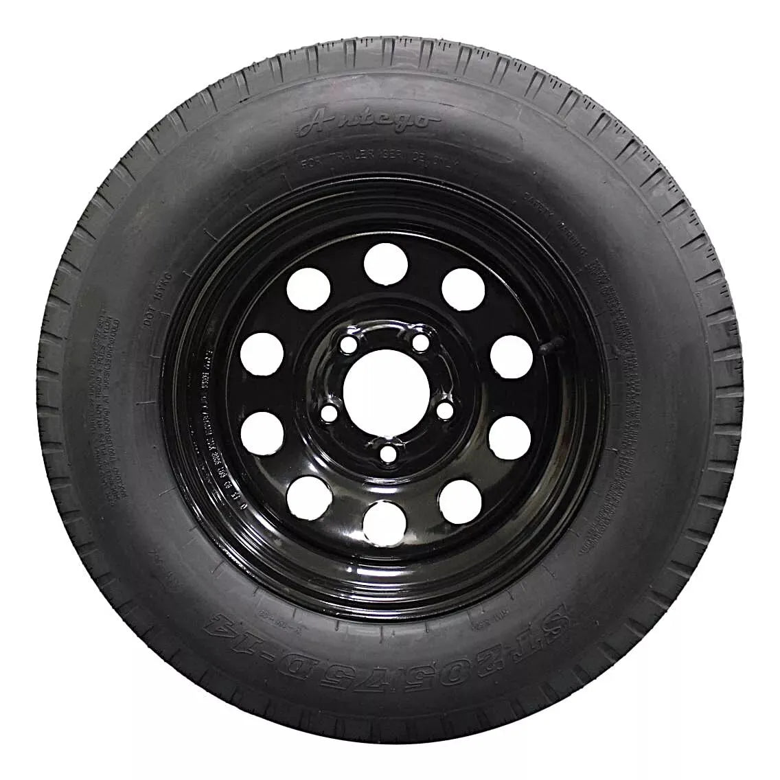 (Set of 4) Antego Tire and Wheel 205/75D14 Highway Terrain Assembly – Optimized for High