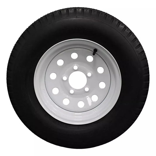 (Set of 2) Antego Tire and Wheel 185/80D13 Highway Terrain Trailer Tire & Wheel –