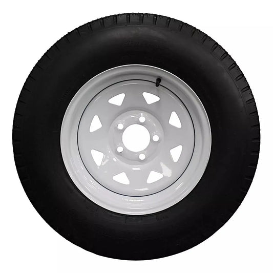 (Set of 2) Antego Tire and Wheel 225/75D15 Trailer Tire – Reinforced 8-Ply-Ply Design
