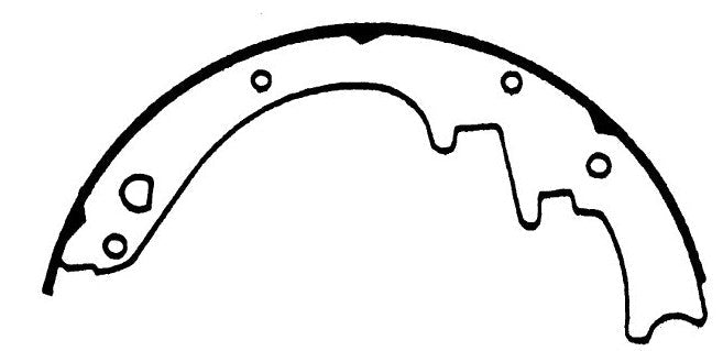 Porterfield Brake Shoes for 1977 FORD GRANADA w/Rear Drums