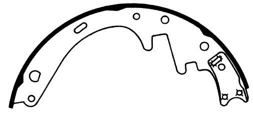 Porterfield Brake Shoes for 1991 FORD F150 4WD
