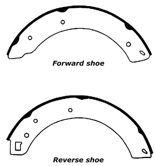 Porterfield Brake Shoes for 1968 SUNBEAM TIGER