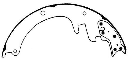 Porterfield Brake Shoes for 1998 CHEVROLET K2500 4WD 13" Rear Drum