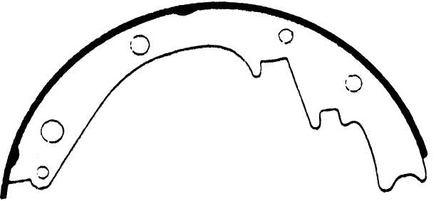Porterfield Brake Shoes for 2000 GMC YUKON 2WD 11" R/Shoe w/Perf. Pkg