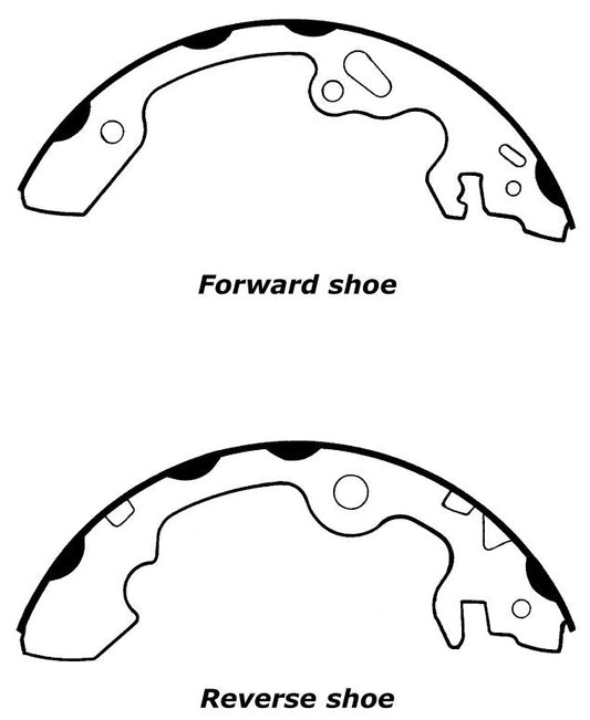 Porterfield Brake Shoes for 2000 FORD FOCUS
