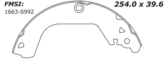 Porterfield Brake Shoes for 2011 CHEVROLET CRUZE