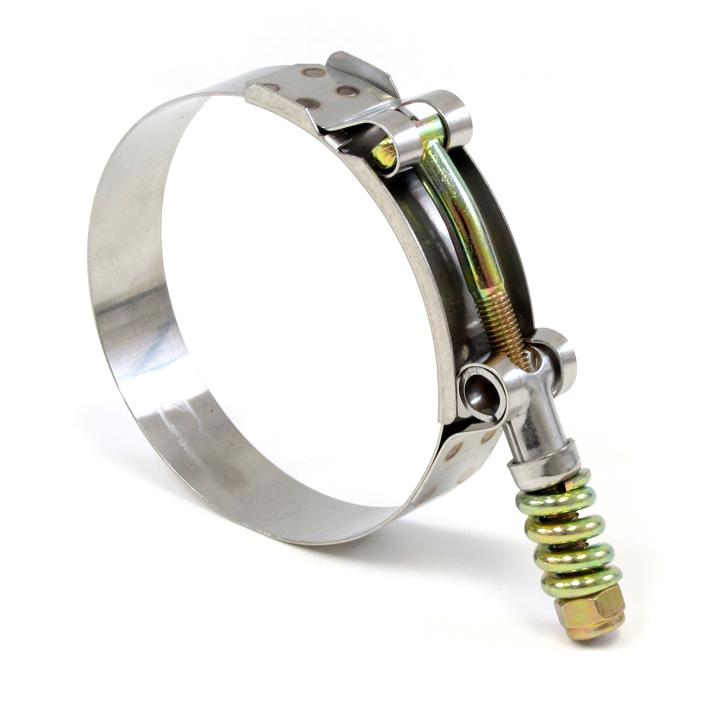 HPS Performance Products HPS Stainless Steel Spring Loaded T-Bolt Hose Clamp SAE 156 for