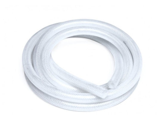 HPS High Temp 1" ID (25mm) Reinforced Braid Clear Silicone Hose Tubing