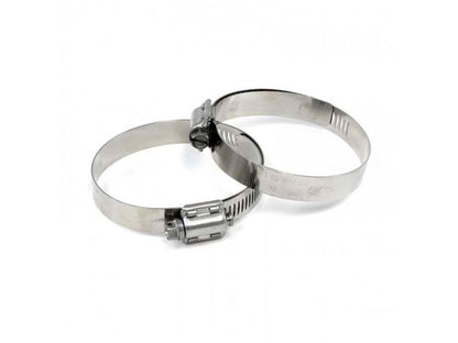 HPS Performance Products HPS Stainless Steel Worm Gear Liner Hose Clamp SAE 80 2pc Pack
