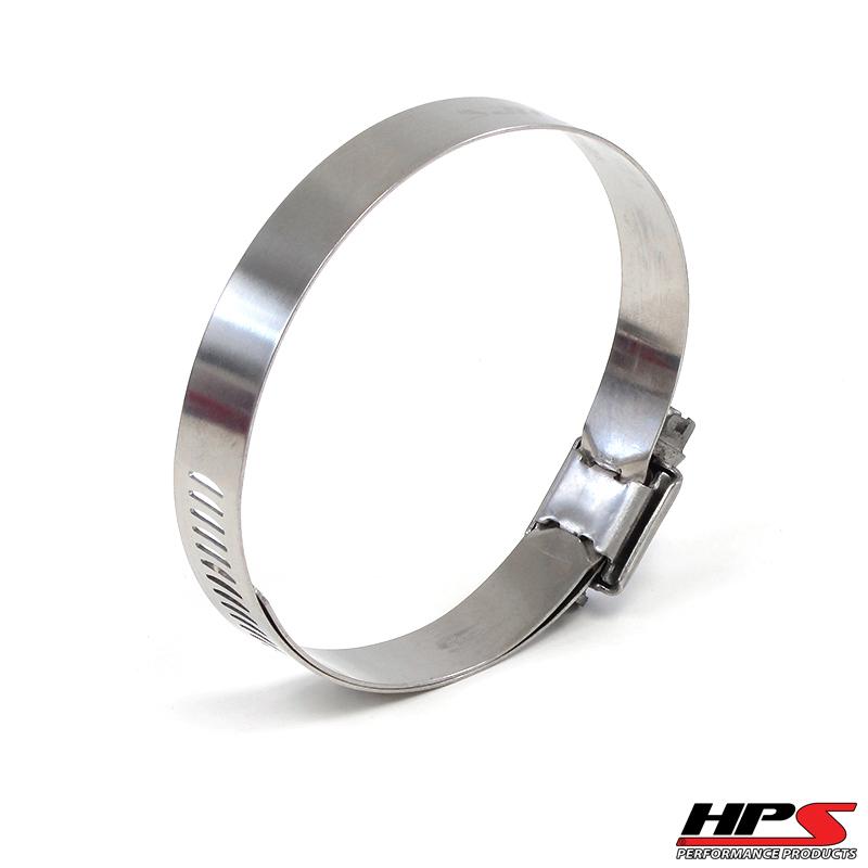 HPS Performance Products HPS Stainless Steel Worm Gear Liner Hose Clamp SAE 88 2pc Pack