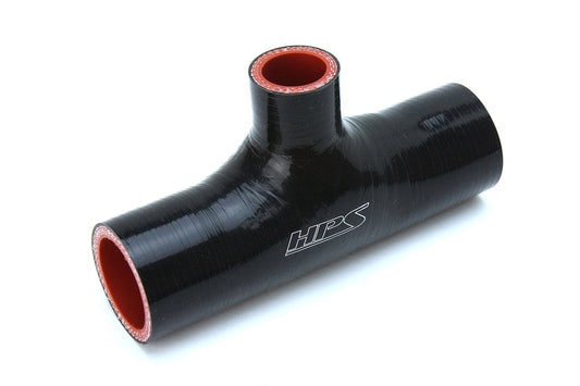 HPS Performance Products HPS 3" Silicone T Hose Coupler Adapter with 1" Branch, High Temp 4-ply Reinforced