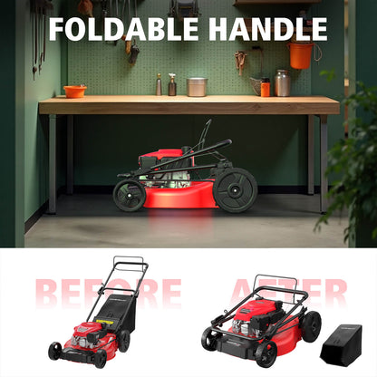 PowerSmart 21 " 170cc Gas Self-Propelled Lawn Mower V8721S